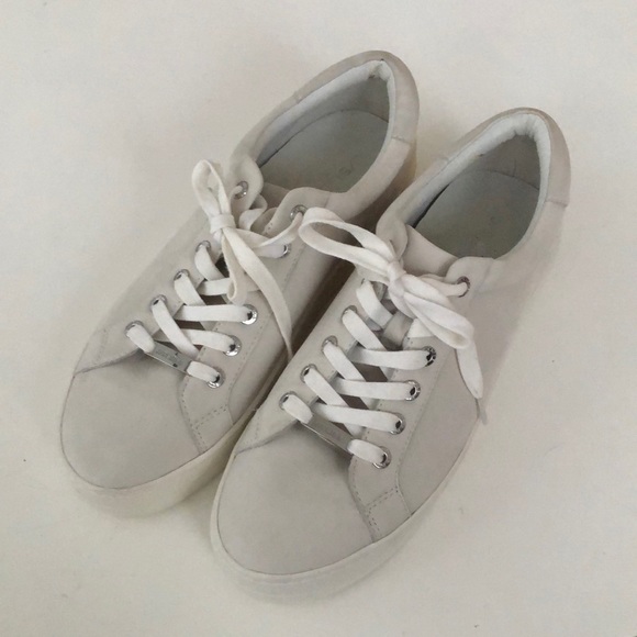 J/SLIDES Shoes - NWOT J/Slides suede sneakers in very light grey